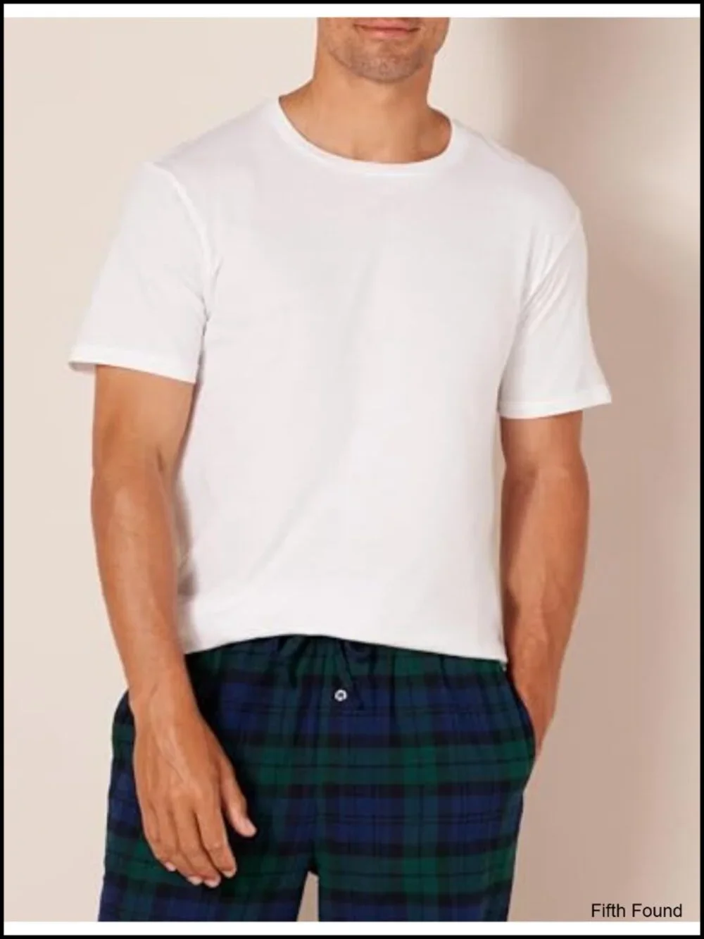 Slim Fit Cotton Spandex Crewneck Undershirts 6-Pack